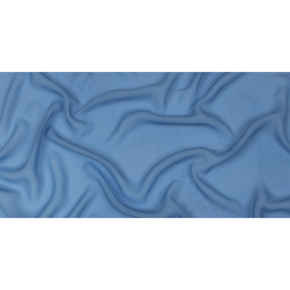 Famous Australian Designer Cornflower Viscose Georgette Drape