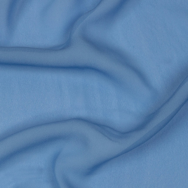 Famous Australian Designer Cornflower Viscose Georgette
