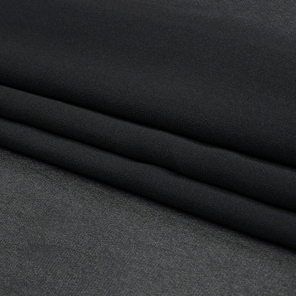 Famous Australian Designer Dark Navy Viscose Georgette Folded