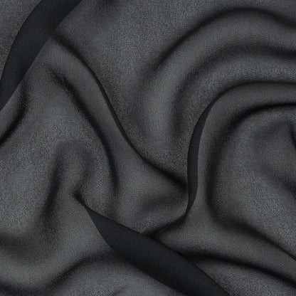Famous Australian Designer Dark Navy Viscose Georgette