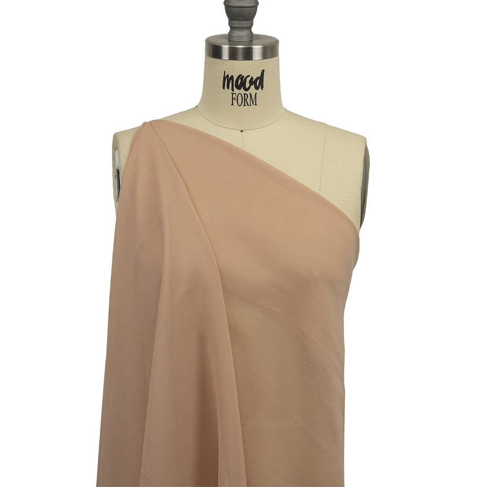 Famous Australian Designer Nude Viscose Georgette Detail