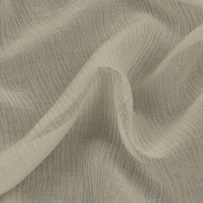 Famous Australian Designer Baby's Breath Crinkled Cotton and Silk Chiffon Folded