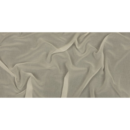 Famous Australian Designer Baby's Breath Crinkled Cotton and Silk Chiffon Drape