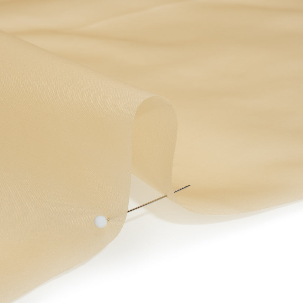 Silk Satin-Faced Organza - Cream - Famous Australian Designer Deadstock Detail