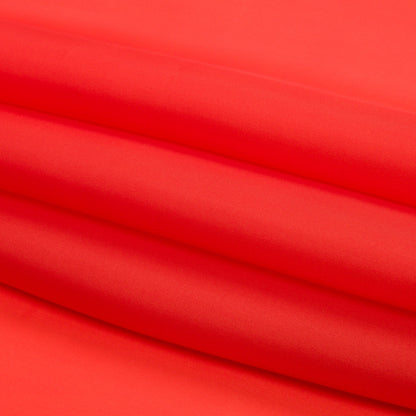 Famous Australian Designer Flame Silk Satin-Faced Organza Folded