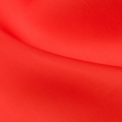 Famous Australian Designer Flame Silk Satin-Faced Organza Detail