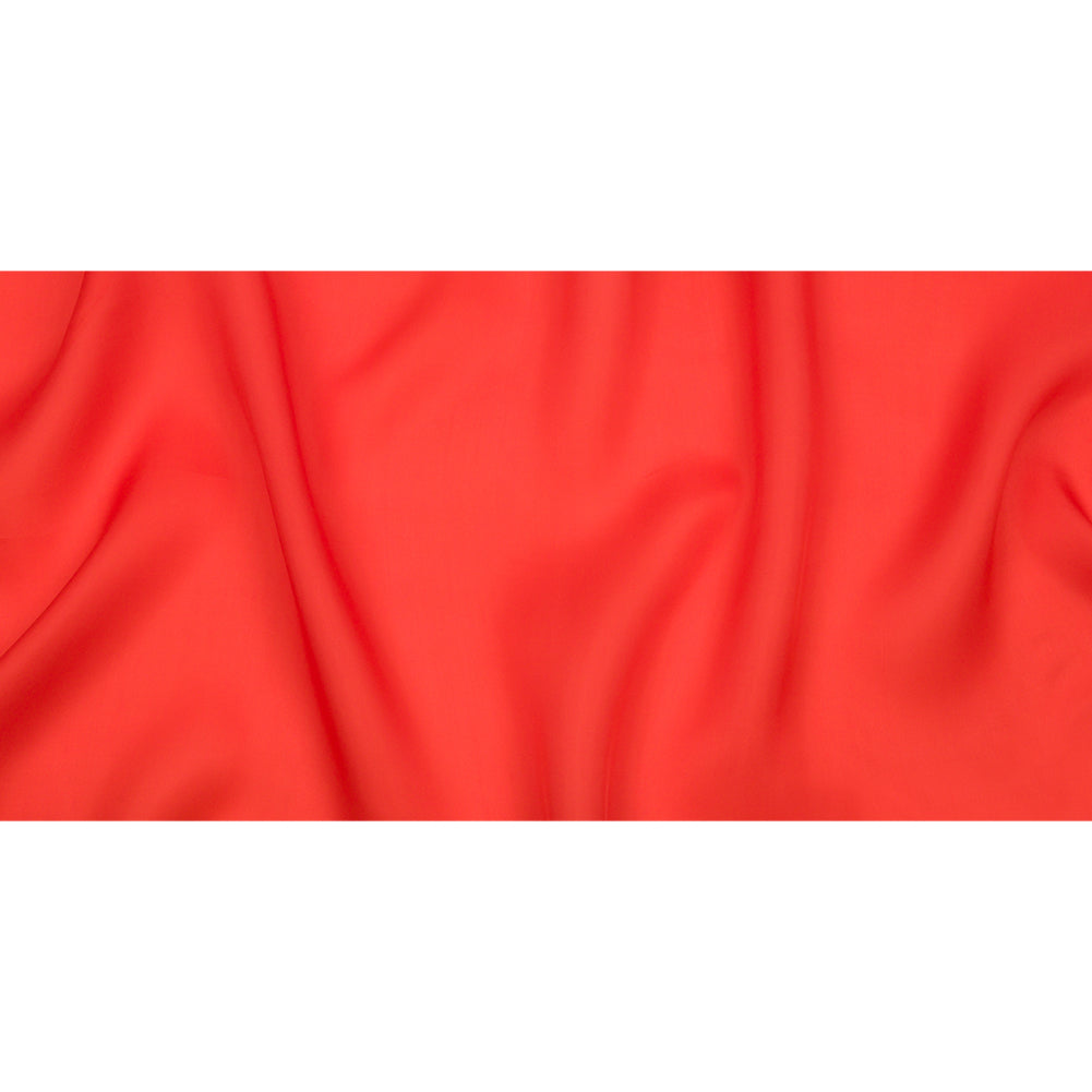 Famous Australian Designer Flame Silk Satin-Faced Organza Full