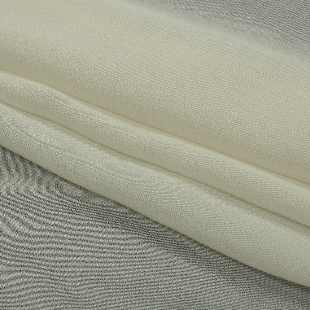Famous Australian Designer Ice Polyester Georgette - Folded