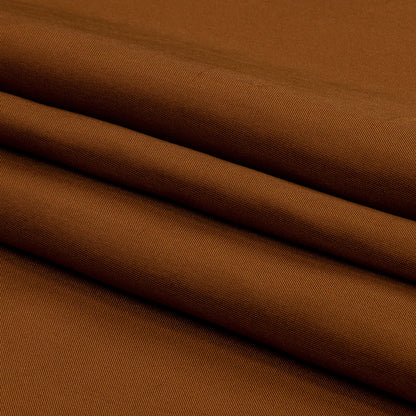 Famous Australian Designer Terracotta Plain Silk Woven