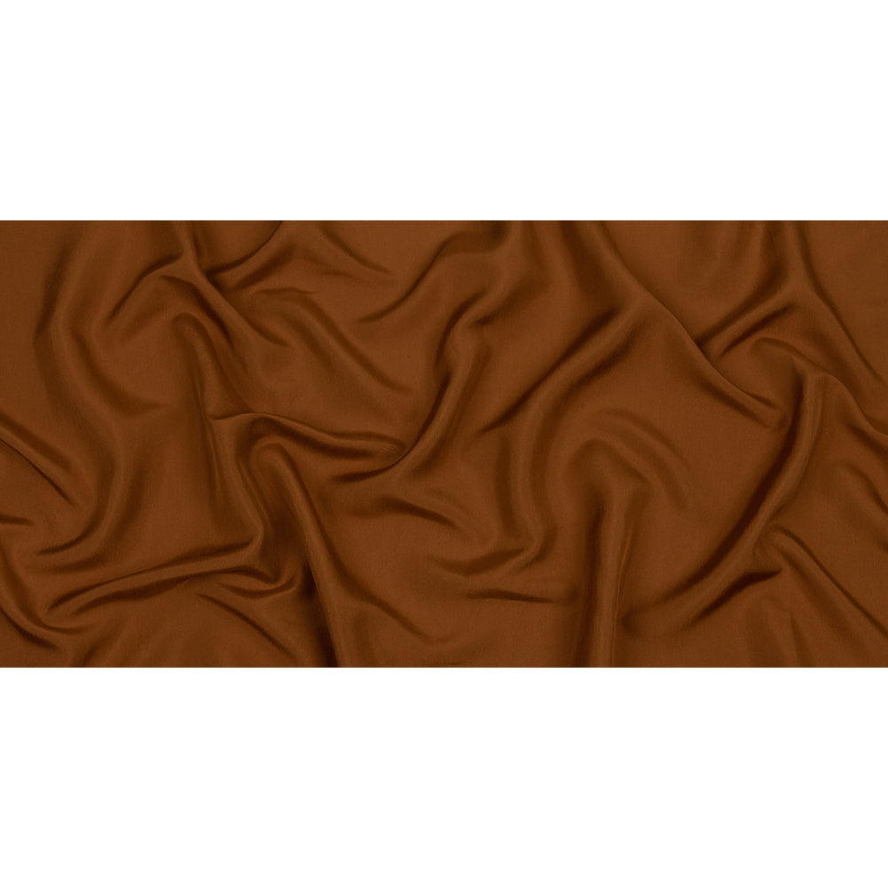 Famous Australian Designer Terracotta Plain Silk Woven