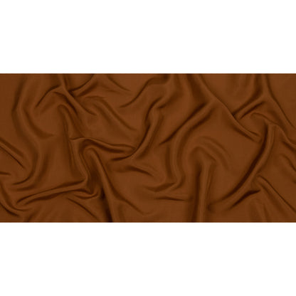 Famous Australian Designer Terracotta Plain Silk Woven