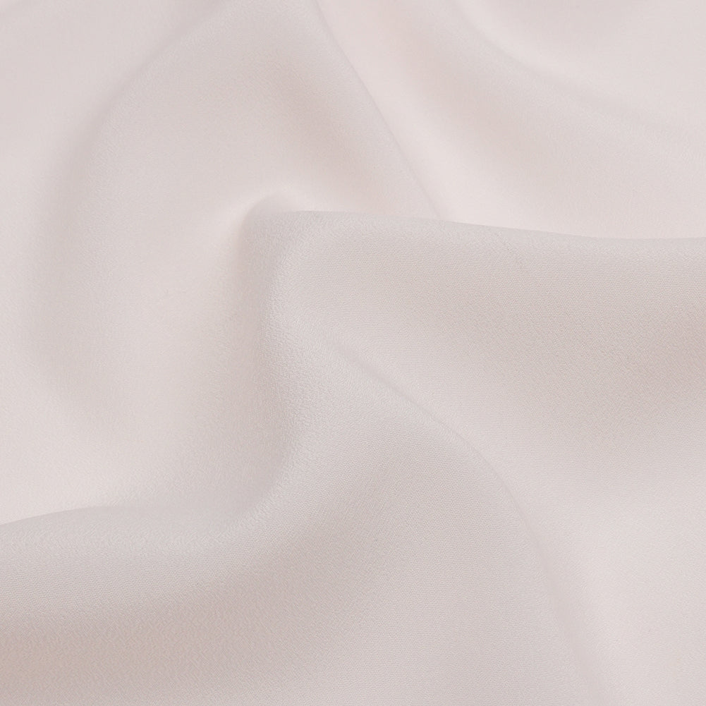 Famous Australian Designer Rosewater Polyester Crepe de Chine Detail