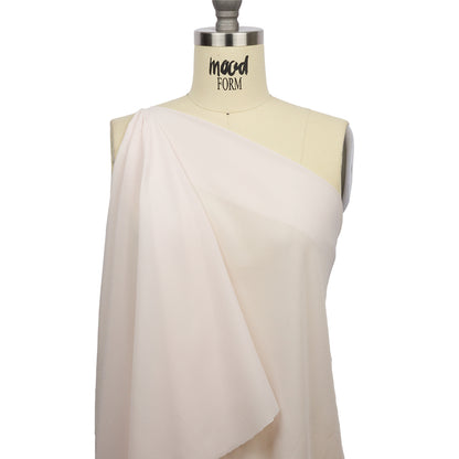 Famous Australian Designer Rosewater Polyester Crepe de Chine Drape
