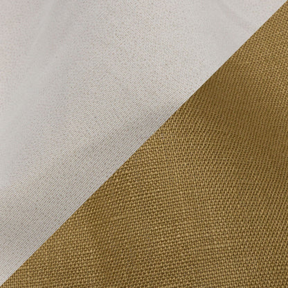 Famous Australian Designer Khaki Medium Weight Linen Woven with White Fused Backing Detail