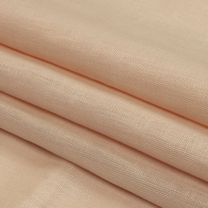 Famous Australian Designer Shell Pink Medium Weight Linen Woven Folded