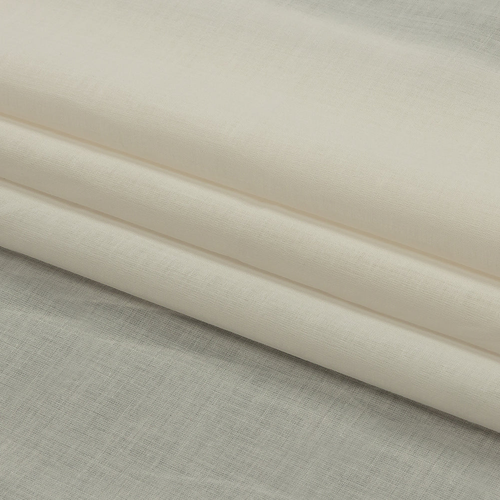 Famous Australian Designer Marshmallow Cotton Voile Folded
