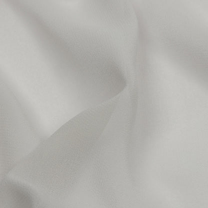 Famous Australian Designer Silver Gray Polyester Georgette Detail