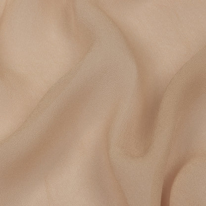 Famous Australian Designer Dusty Peach Viscose Georgette Folded