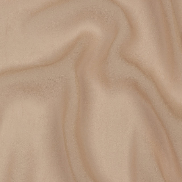 Famous Australian Designer Dusty Peach Viscose Georgette