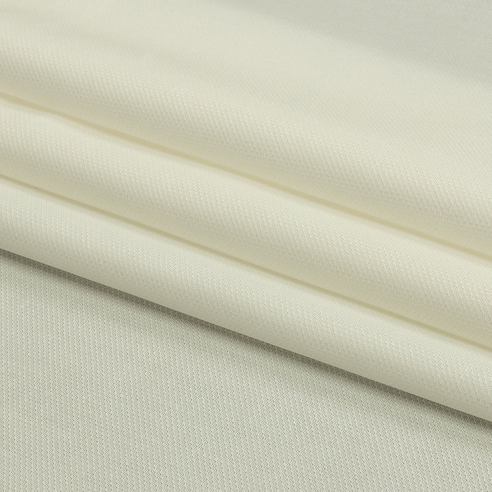 Famous Australian Designer Snow White Cotton Pique Folded