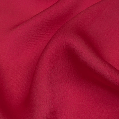 Satin-Faced Silk Chiffon - Hot Pink - Famous Australian Designer Folded