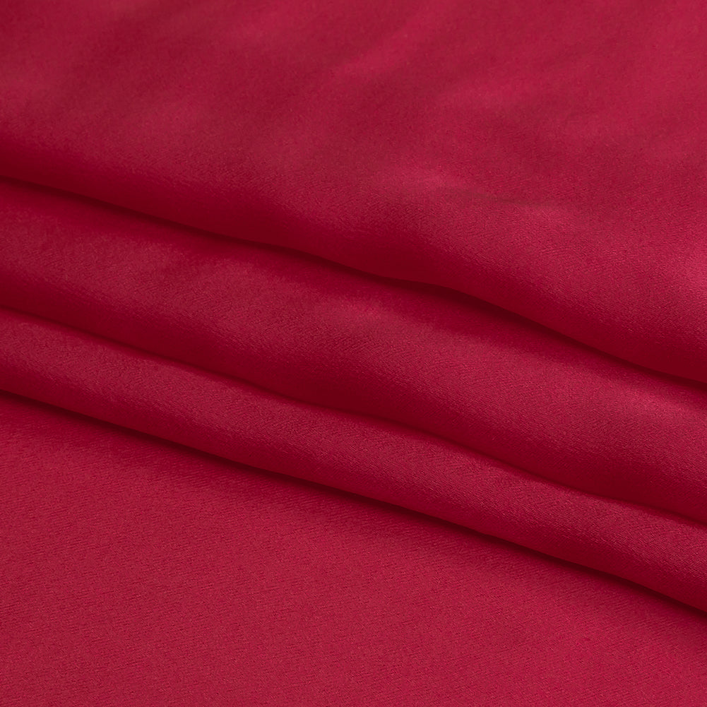 Satin-Faced Silk Chiffon - Hot Pink - Famous Australian Designer Full
