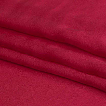 Satin-Faced Silk Chiffon - Hot Pink - Famous Australian Designer Full