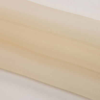 Famous Australian Designer Beige Silk Organza Folded
