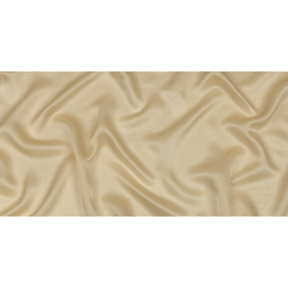 Famous Australian Designer Champagne Satin Faced Silk Chiffon Full