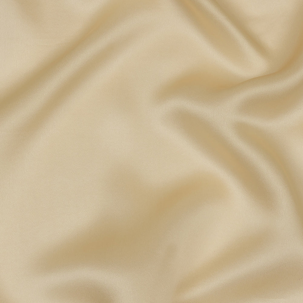 Famous Australian Designer Champagne Satin Faced Silk Chiffon