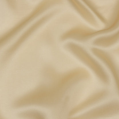 Famous Australian Designer Champagne Satin Faced Silk Chiffon
