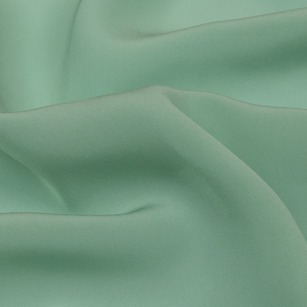 Famous Australian Designer Seafoam Viscose Crepe de Chine Lining Folded