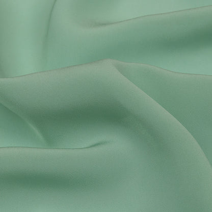 Famous Australian Designer Seafoam Viscose Crepe de Chine Lining Folded