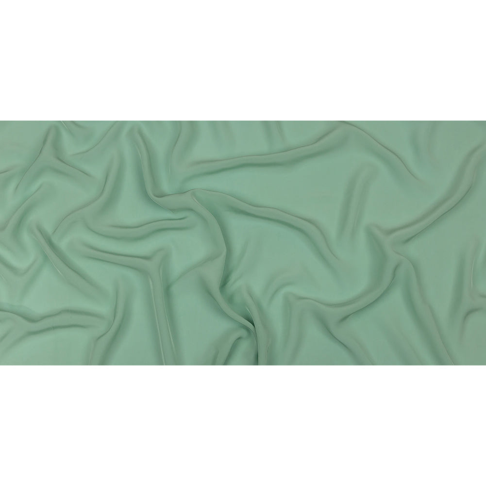 Famous Australian Designer Seafoam Viscose Crepe de Chine Lining Drape