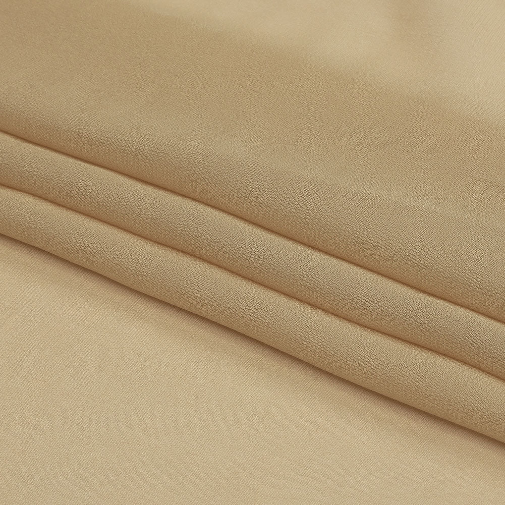 Famous Australian Designer Irish Cream Viscose Georgette Folded