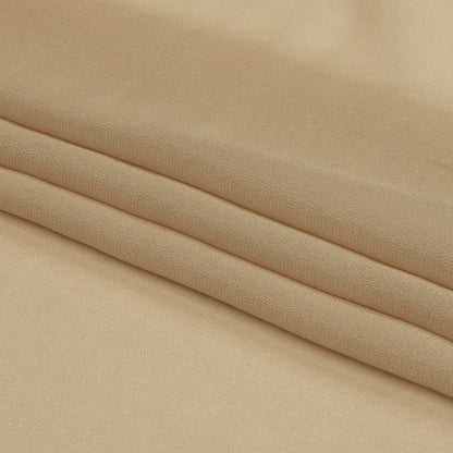 Famous Australian Designer Irish Cream Viscose Georgette Folded