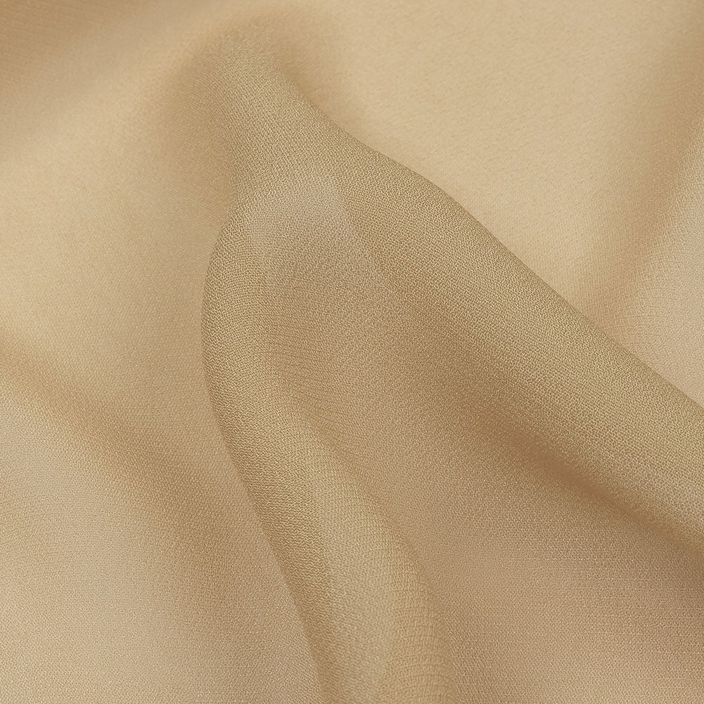 Famous Australian Designer Irish Cream Viscose Georgette Detail