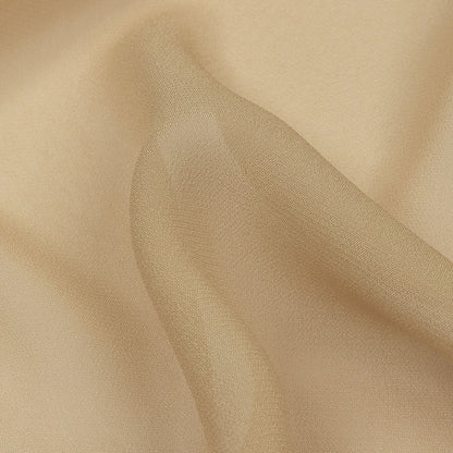 Famous Australian Designer Irish Cream Viscose Georgette Detail