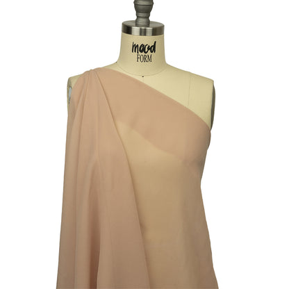 Famous Australian Designer Nude Viscose Georgette Drape