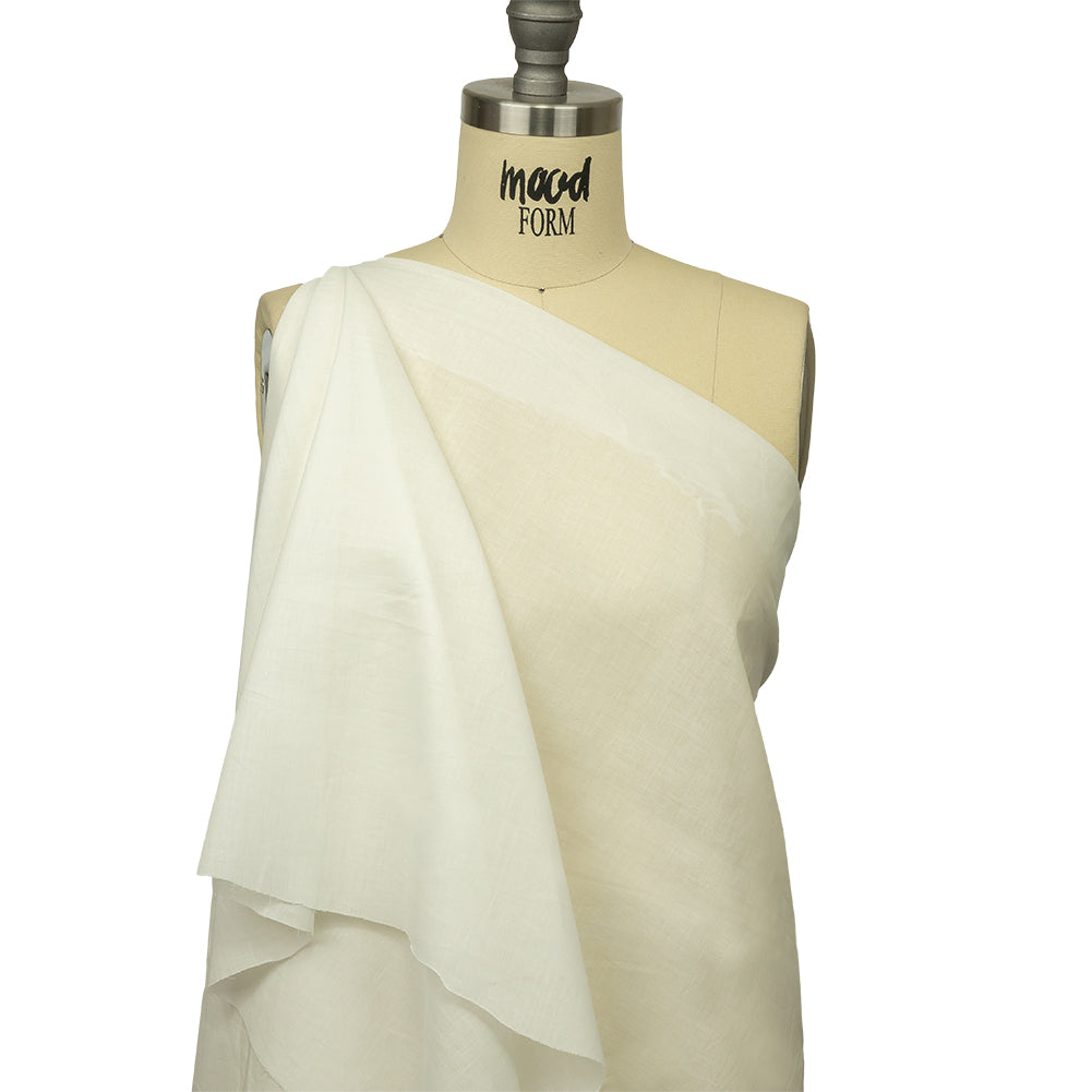 Famous Australian Designer Natural Cotton Voile Drape