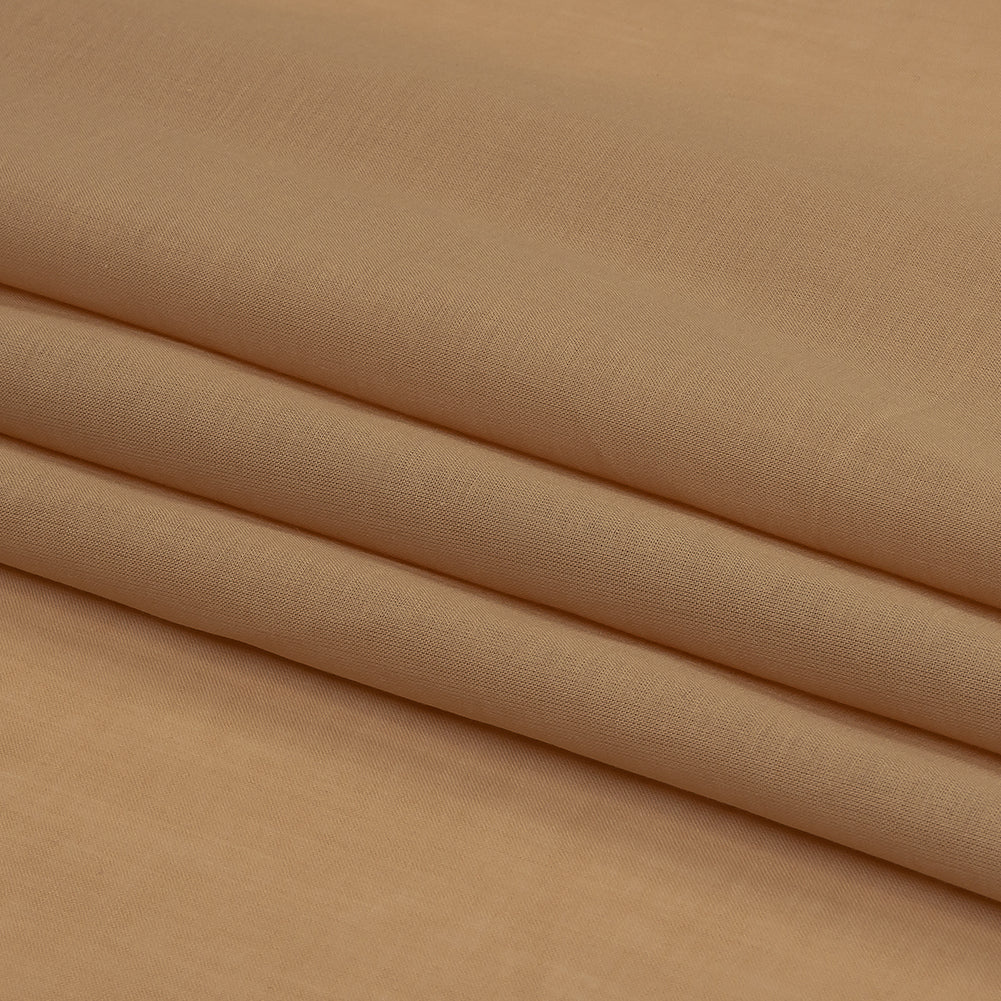 Famous Australian Designer Taupe Cotton Voile Full