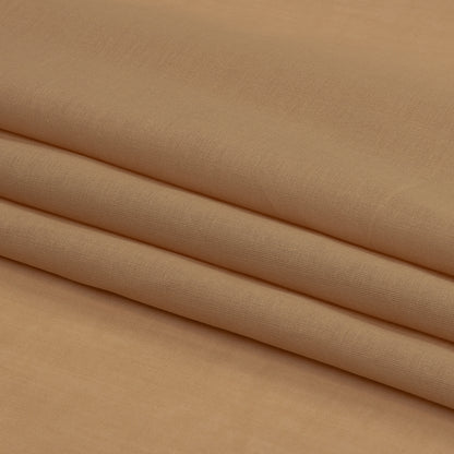 Famous Australian Designer Taupe Cotton Voile Full