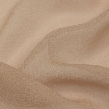 Famous Australian Designer Nude Viscose Georgette Detail