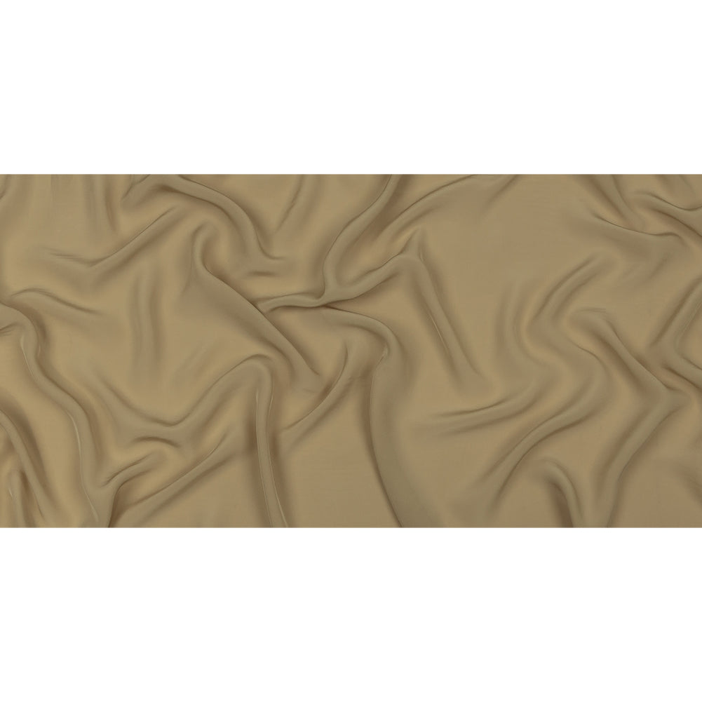 Famous Australian Designer Beige Viscose Crepe de Chine Lining Full