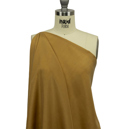 Famous Australian Designer Mustard Washed Silk Habotai Detail