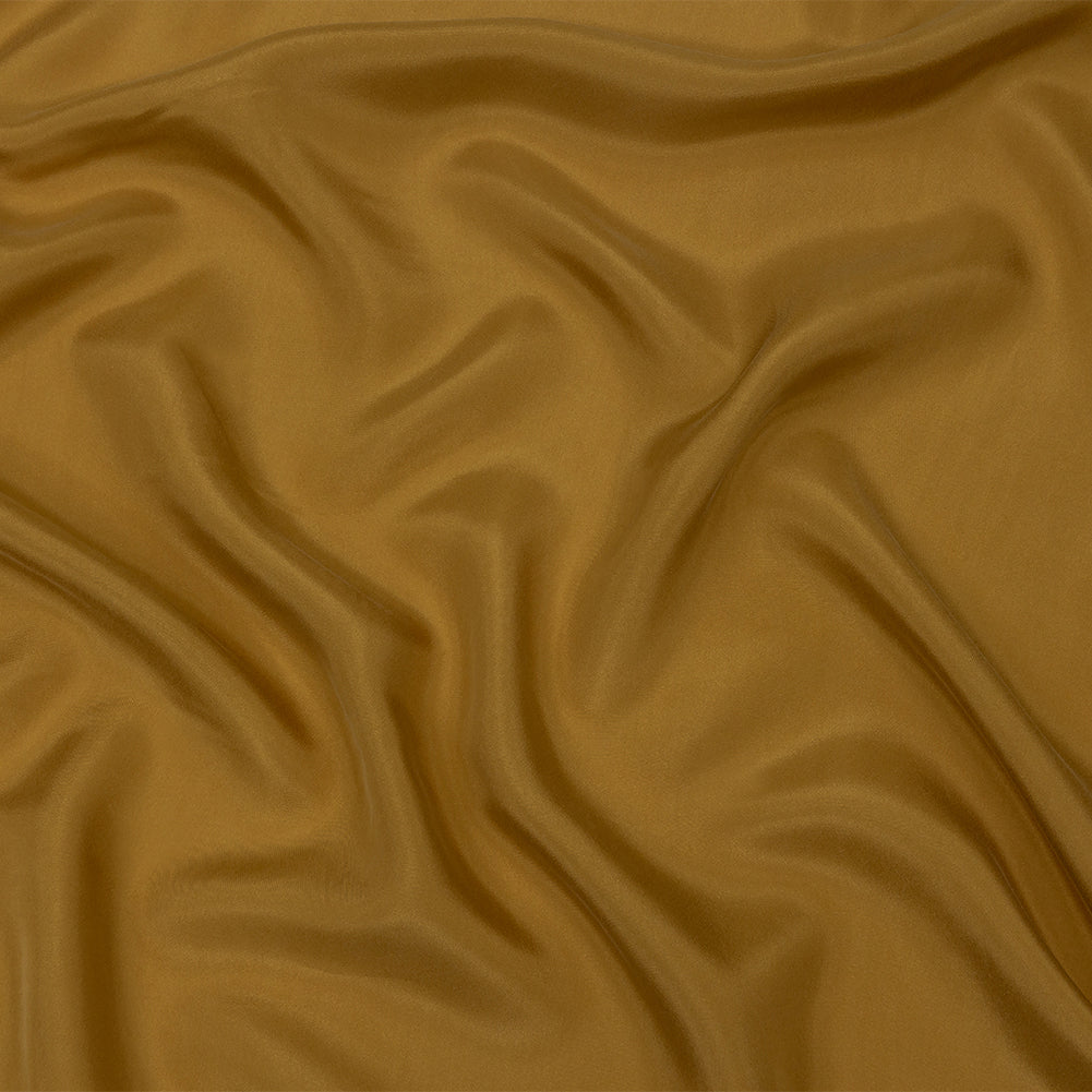 Famous Australian Designer Mustard Washed Silk Habotai