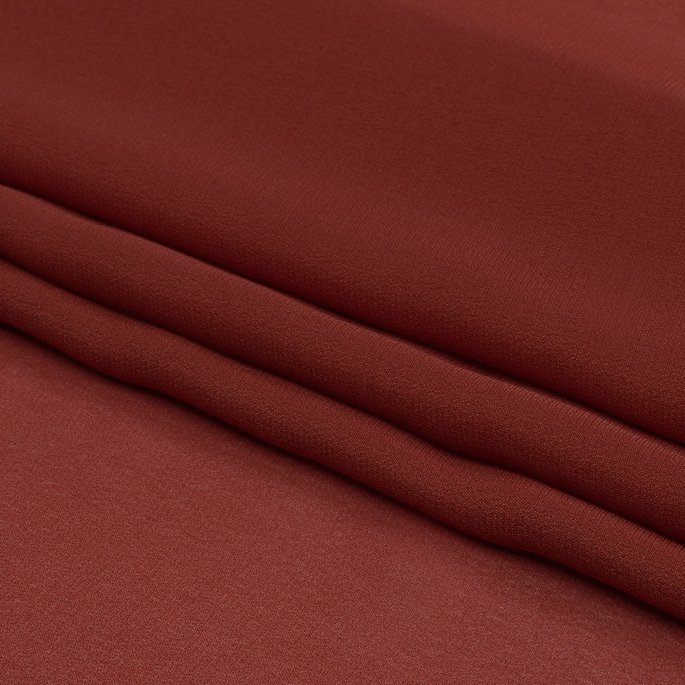 Famous Australian Designer Barn Red Viscose Georgette Full
