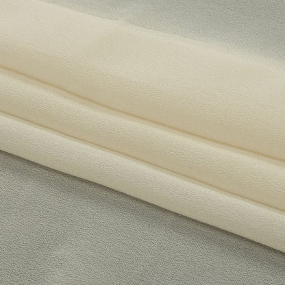 Famous Australian Designer Cloud Cream Viscose Georgette Folded