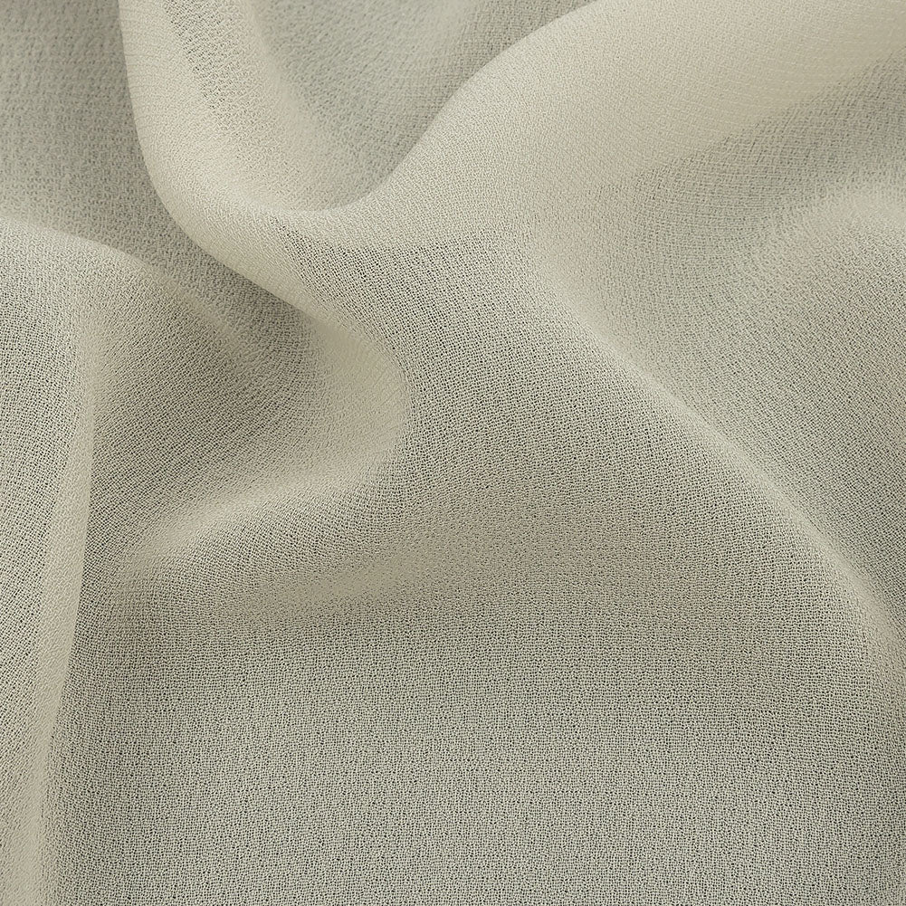 Famous Australian Designer Cloud Cream Viscose Georgette Detail