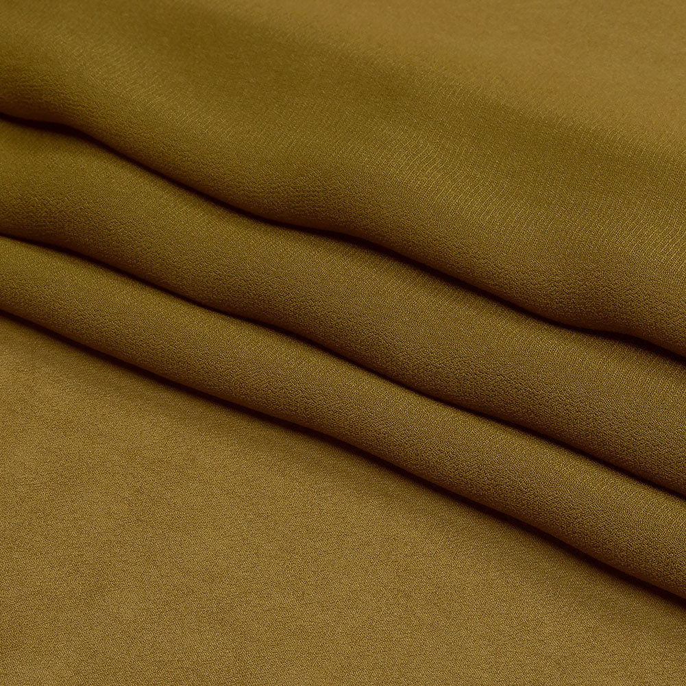 Famous Australian Designer Cumin Viscose Georgette Folded
